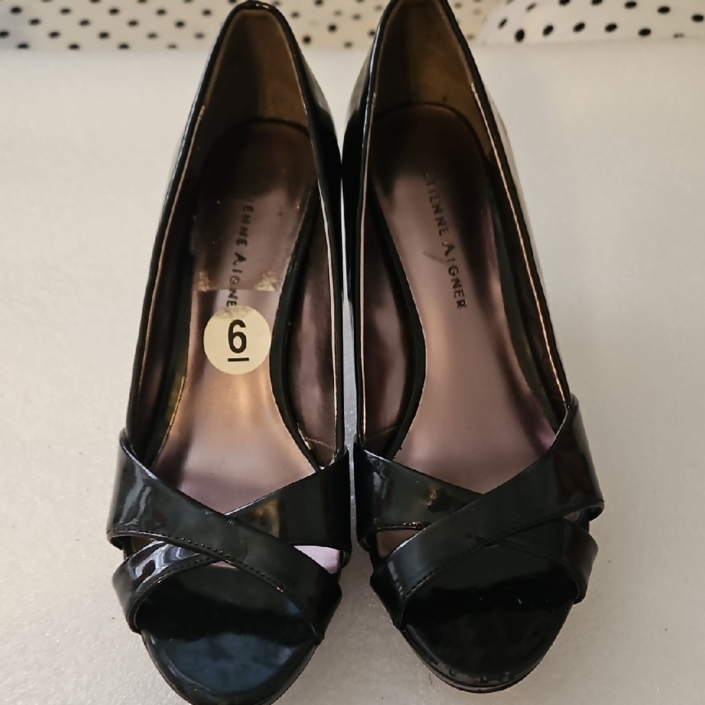 Black Etienne Aigner Women's Shoes